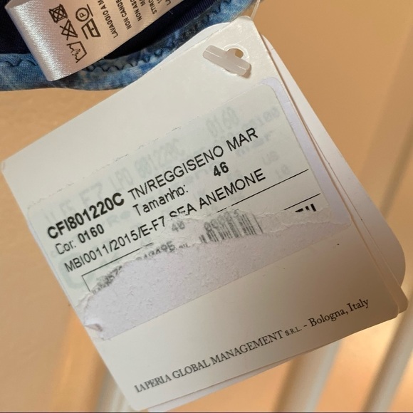 La Perla Sea Anemone Blue Bikini Top - Picture 5 of 7